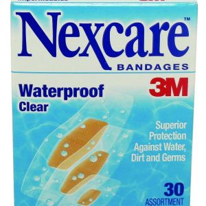 Nexcare Waterproof Clear Bandages First Aid