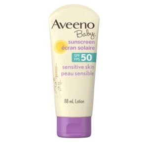Aveeno Baby Sensitive Skin Mineral Sunscreen Spf 50