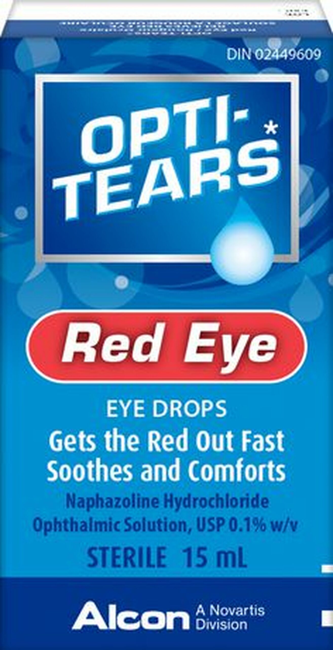 Opti-tears Red Eye Eye Drops, 15 Ml