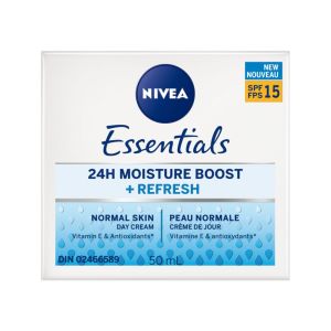 Nivea Essentials 24h Moisture Boost And Refresh Day Cream With Spf 15 Skin Care