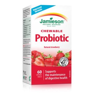 Jamieson Chewable Probiotic - Natural Strawberry 60.0 Count