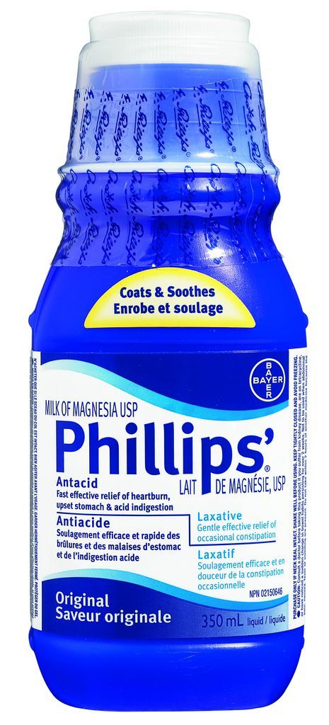 Bayer Healthcare Consumer Care Phillips’ Milk Of Magnesia Original Laxative Liquid Antacids and Digestive Support