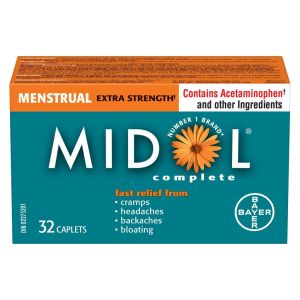 Bayer Healthcare Consumer Care Menstrual Midol Complete Extra Strength – 32 Tablets Menstrual Analgesics