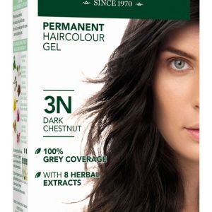 Herbatint N Series Natural Herb Based Hair Colour Permanent – 3N Dark Chestnut – Dark Brown Brunette Hair Care