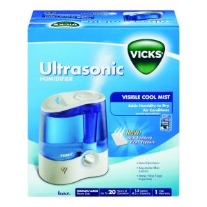 Vicks V5100ns Ultra Quiet Cool Mist Humidifier, 1.20 Gal Tank Home Health Care