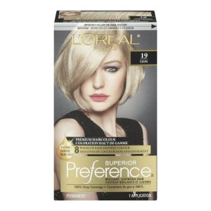Loreal Preference Light Ash Blonde 19 Hair Colour Treatments