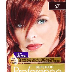 Loreal Preference Light Auburn 67 Hair Colour Treatments