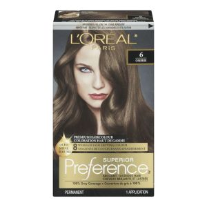 Loreal Preference Light Brown 6 Hair Colour Treatments