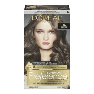 Loreal Preference Natural Light Ash Brown 16 Hair Colour Treatments