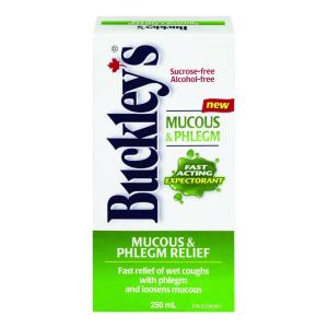 Buckleys Buckley’s Mucus & Phlegm Expectorant Cough Syrup Sucrose-free 250ml 250.0 Ml Cough, Cold and Flu Treatments