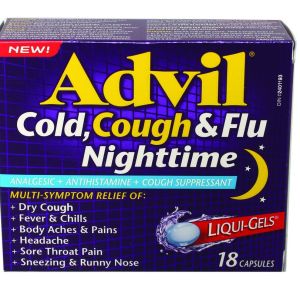 Advil Cold, Cough And Flu Nighttime Cough, Cold and Flu Treatments