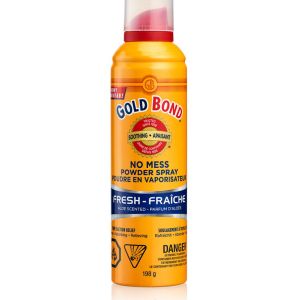 Gold Bond No Mess Powder Spray Fresh Treatments