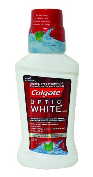 Colgate Optic White Sparkling Fresh Mint Mouthwash