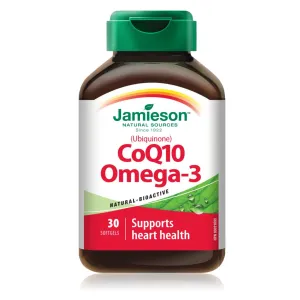 Jamieson Omega 3 Coq10 Food Supplement 30 Pearls