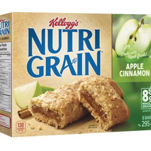Kellogg’s Nutri-grain Cereal Bars 295g – Apple Cinnamon, 8 Bars Snacks