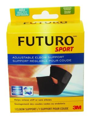 Support Reglable De Sport Pour Le Coude Noir Taille Universelle