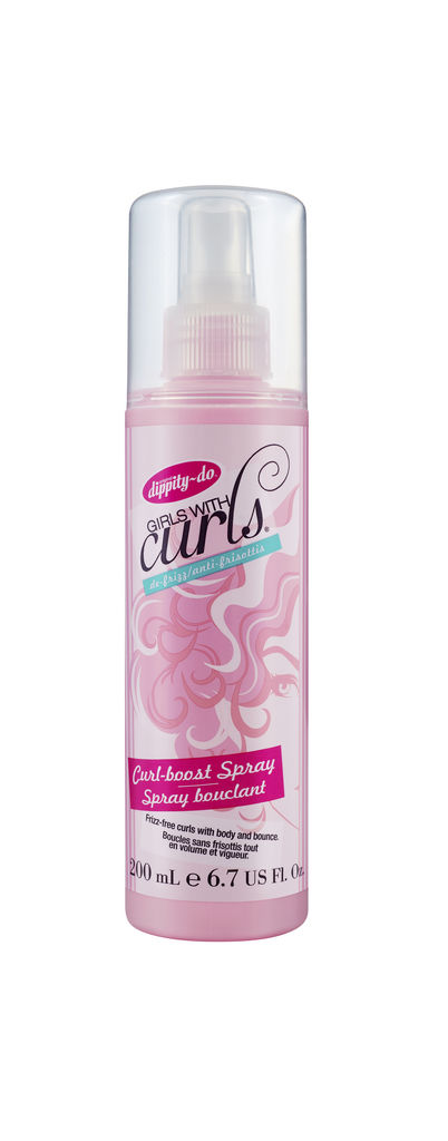 Dippity-do Girls With Curls Curl-boost Spray 200ml Frizz-free Curls Body Bounce Hair Care