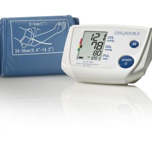 Lifesource One Step Plus Memory Blood Pressure Monitor Supports And Braces