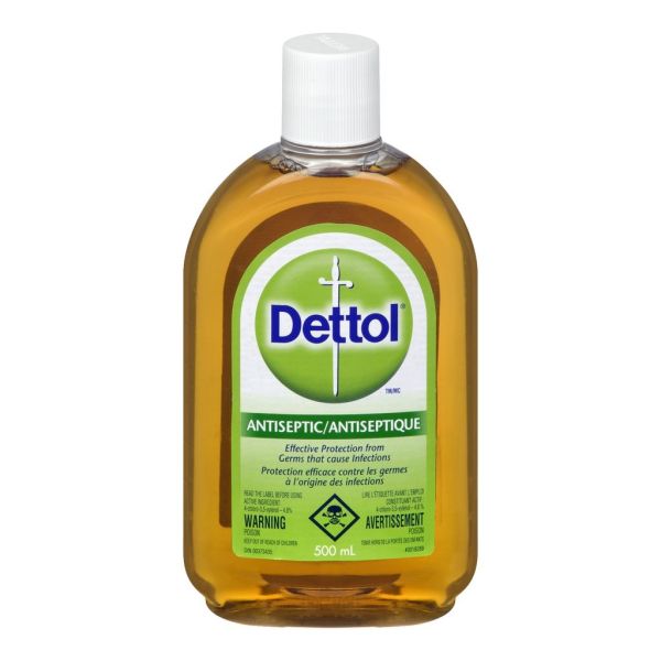 Dettol Dettol Antiseptic Liquid, 500 Ml 500.0 Ml Cleaners, Disinfectants and Supplies