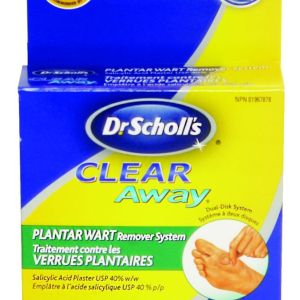 Dr Scholls Clear Away Plantar Wart Remover System For Feet 24 Pack Corn and Wart Removers