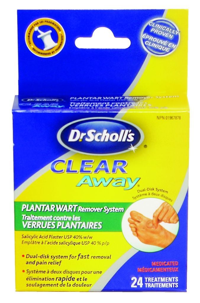 Dr Scholls Clear Away Plantar Wart Remover System For Feet 24 Pack