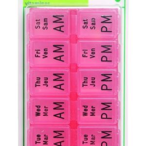 Pharmasystems Twice Daily Pill & Vitamin Planner Dosettes and Pill Boxes