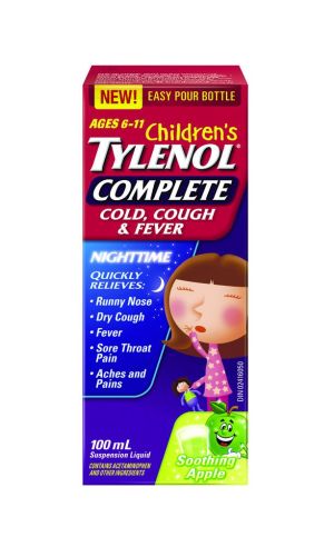 Tylenol Children's Complete Cold, Cough & Fever Nighttime Suspension Liquid