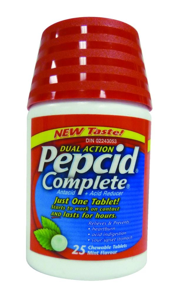 Pepcid Complete Chewable Mint Antacid Tablets CTC Health