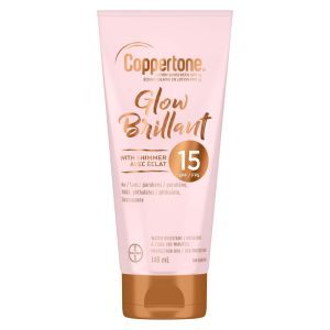 Coppertone Glow Sunscreen Lotion With Shimmer Spf 15 Sunscreen