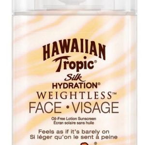 Hawaiian Tropic Silk Hydration Weightless Oil-free Face Suncreen Lotion, Spf30 Sun Care
