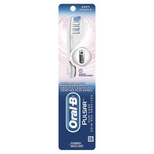 Oral B Oral-b Pulsar Gum Care Battery Toothbrush, Soft, 1 Count 1.0 Count