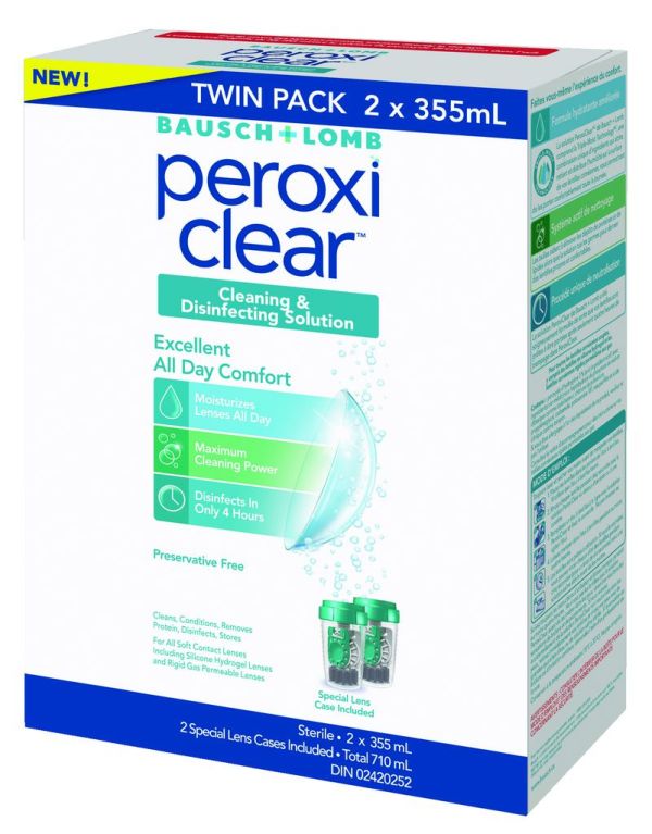 Bausch & Lomb Peroxiclear Twin Pack Contact Lens