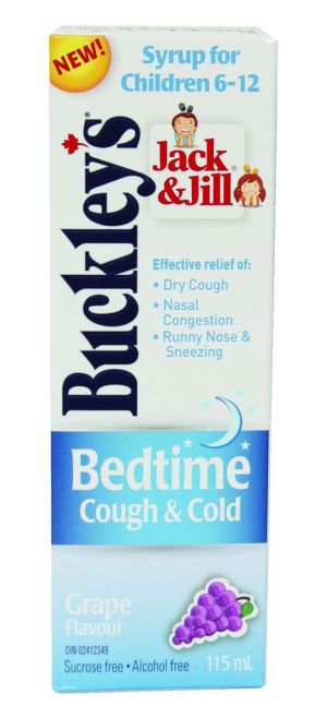 Buckley S Jack & Jill Bedtime Cough & Cold Grape Flavour 115 Ml - Buckley's Syrups