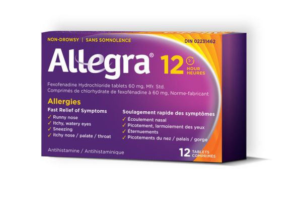 Allegra Allergy 12 Hour Relief Trial Pack Antihistamines