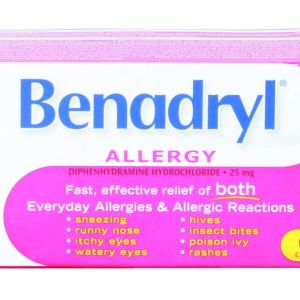 Benadryl Caplet 25mg Antihistamines