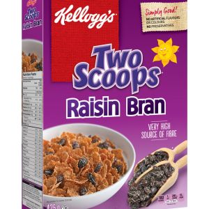 Kellogg’s Two Scoops Raisin Bran Cereal 425G Food & Snacks
