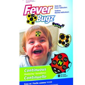 Physio Logic Fever-bugz Stick-on Fever Indicators At-home Testing
