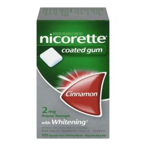 Nicorette Gum, Cinnamon, 2mg