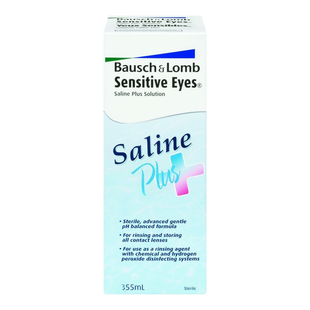 Bausch & Lomb Sensitive Eyes Saline Plus Solution