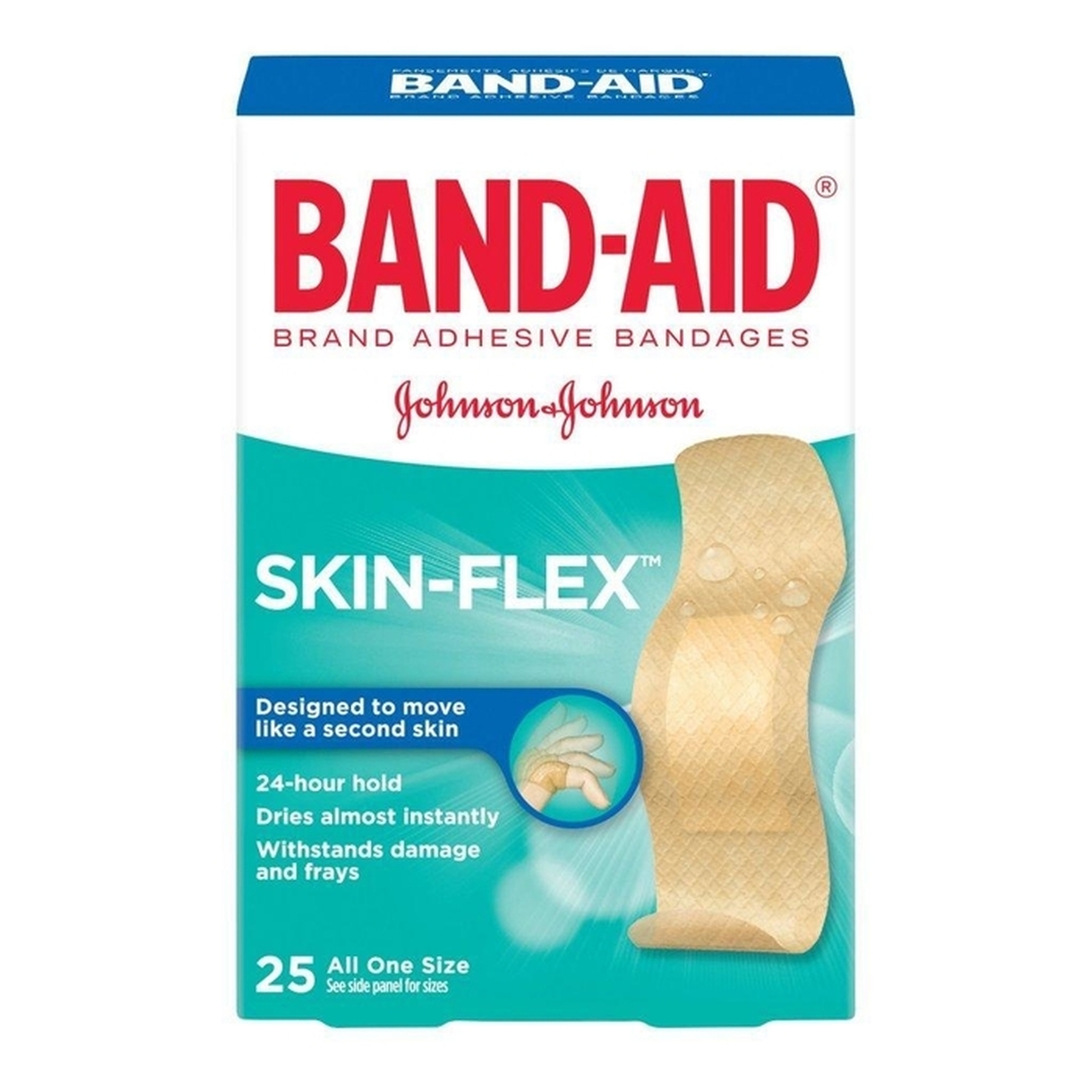 Band-aid Skin-flex Adhesive Bandages One Size
