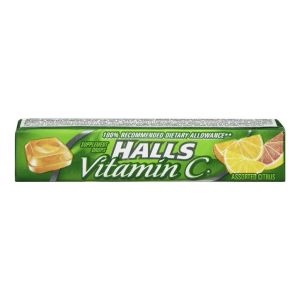 Halls Defense Vitamin C Lozenges Citrus Cough, Cold and Flu Treatments