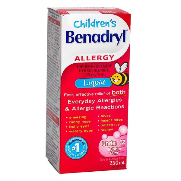 Benadryl Allergy Children’s Liquid Antihistamines