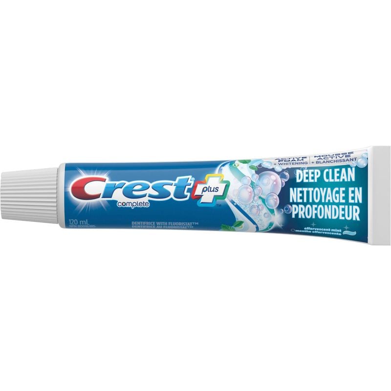 Crest Effervescent Mint Flavored Deep Clean Whitening Toothpaste