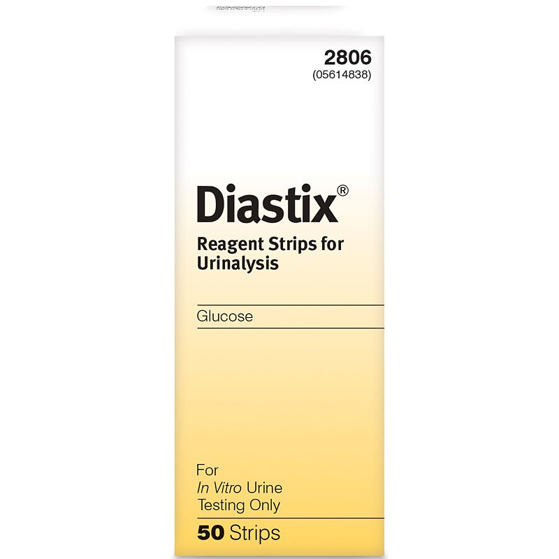 Diastix Reagent Strips – 2806 – 50’s At-home Testing