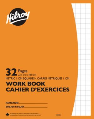 Hilroy Stitched Exercise Book Graph Ruling