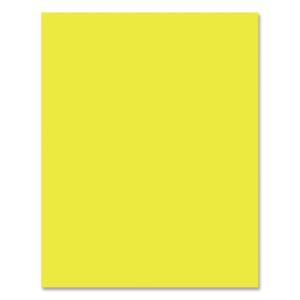 Hilroy Heavyweight 4-Ply Bristol Board - 22" x 28" - 1 Each - Fluorescent Yellow