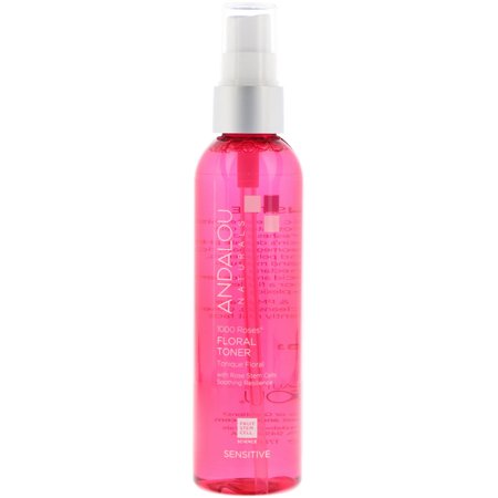 Andalou 1000 Roses Floral Toner, 178ml Moisturizers, Cleansers and Toners