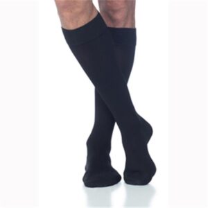 Sigvaris 232c Essential Cotton 20-30mmhg Men Small Long Black - 232CSLM99