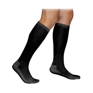 Sigvaris 142c Cushioned Cotton 15-20mmhg Women B Black - 142CB99