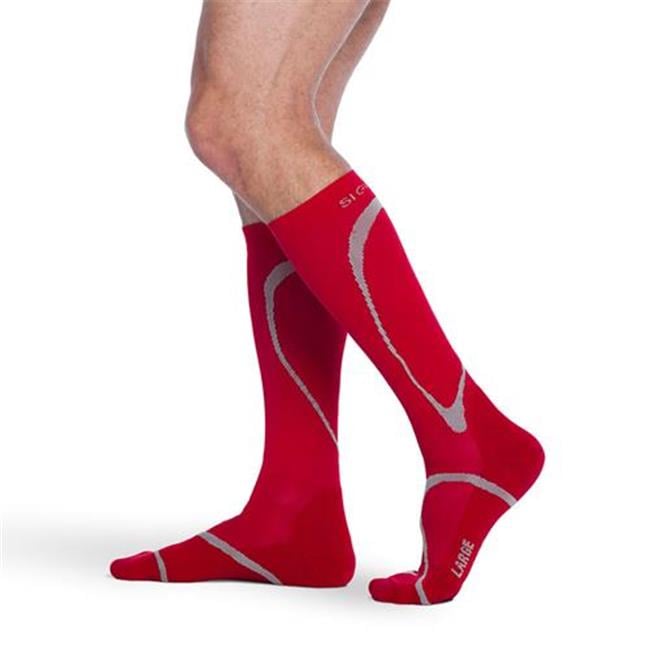 Sigvaris Motion 412 High Tech 20-40 MmHg Size MS Red Performance Knee High - 412CMS59